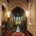 View of church from chancel 
