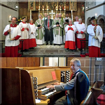 John Riley Last Sunday as organist