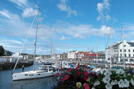 View of Douglas harbour